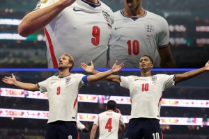 FIFA官推晒照:凯恩、贝林厄姆是首对在世界杯至少打进6球的队友配图